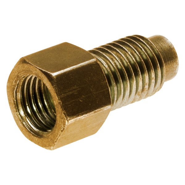 Gates® - 3/8"-24 Straight Male to Female Brass Hydraulic Pipe Thread Adapter (Metric)