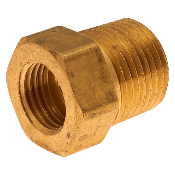 Gates® - 7/16"-24 Straight Male to Female Brass Hydraulic Pipe Thread Adapter (SAE)