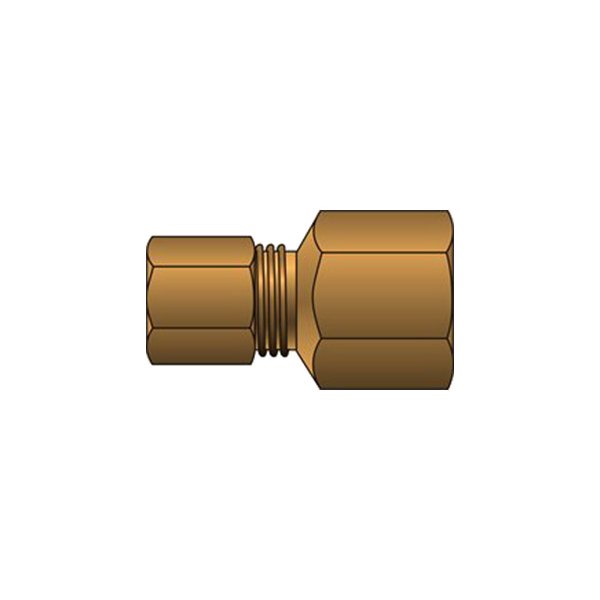 Gates® - 1/8" Copper Tubing Industrial to Female Pipe Coupling
