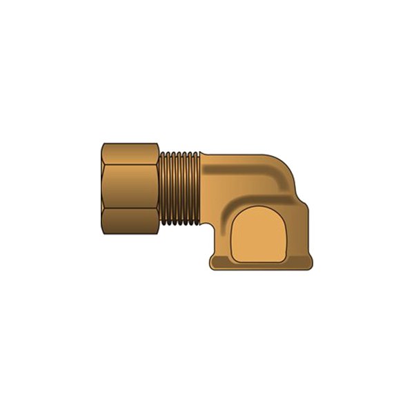 Gates® - 3/16" Copper Tubing Industrial to Female Pipe 90° Coupling