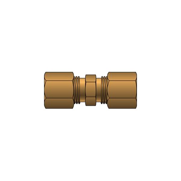 Gates® - 1/8" Copper Tubing Industrial Union Coupling