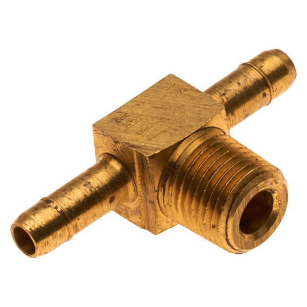 Gates® - 1/4" Brass Mini-Barb to Male Pipe 90°