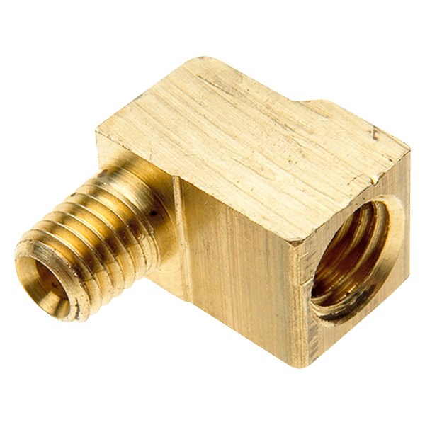 Gates® - 5/16"-24 Brass Threaded Sleeve to Male Pipe 90°