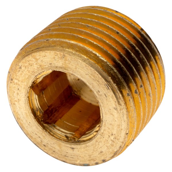 Gates® - 1/4"-18 Brass Male Pipe Plug Hex Key Head