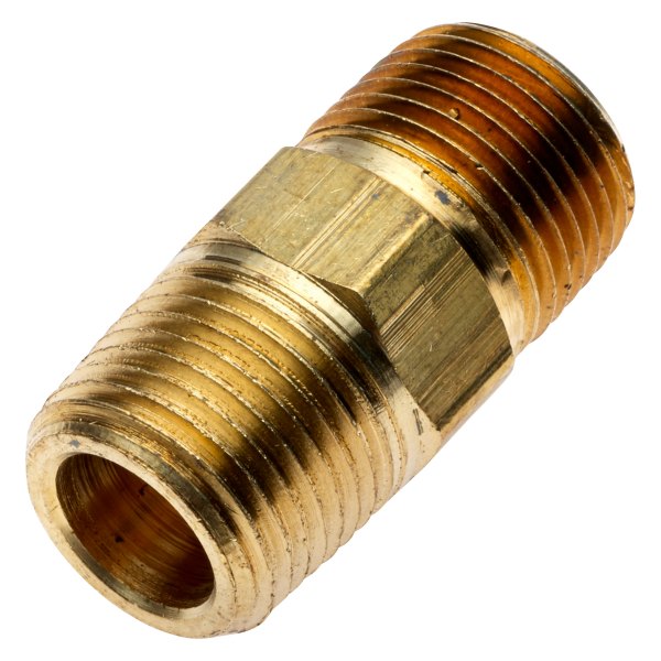 Gates® - 1/16"-32 Brass Male Pipe to Male Pipe Hex Nipple