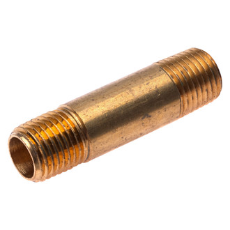 Gates® G60608-0808 - 1/2"-14 Brass Male Pipe to Male Pipe Long Nipple