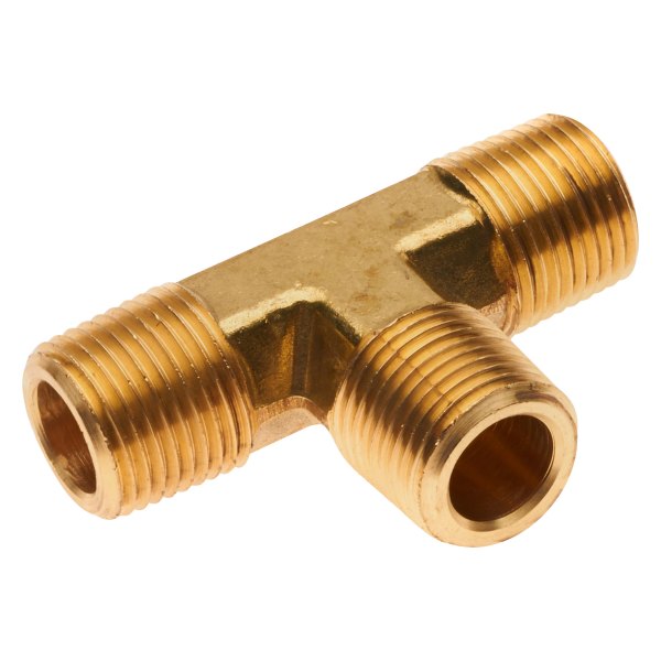 Gates® - 1/8"-27 Brass Male Pipe NPTF Union Tee Adapter