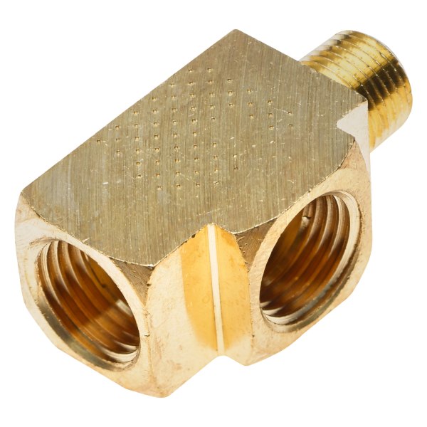 Gates® - 1/8"-27 Brass Female Inverted Run Tee to Male Pipe