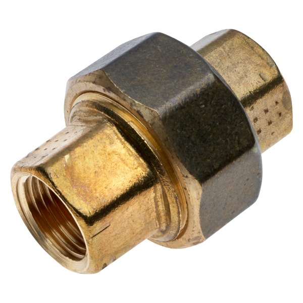 Gates® - 3/8"-18 Brass Female Pipe to Female Pipe Swivel Union Adapter