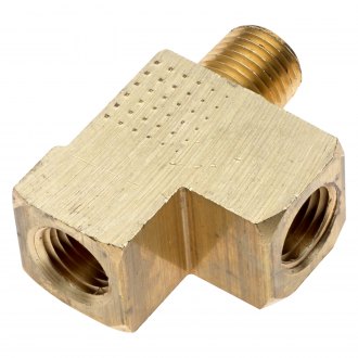 Gates® - Brass Male Pipe Run Tee to Female Pipe Adapter