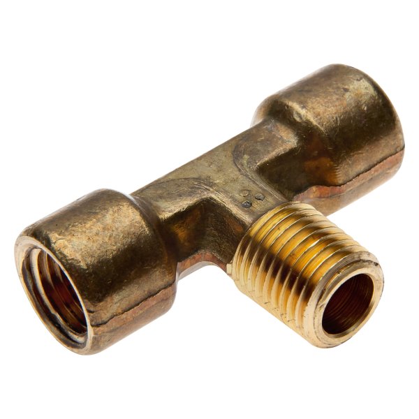 Gates® - 1/8"-27 Brass Male Pipe Branch Tee to Female Pipe Adapter
