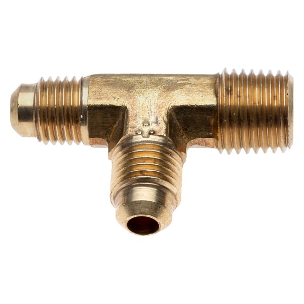 Gates® - 3/16" Brass Male SAE 45° Flare Branch Tee to Male Pipe Adapter