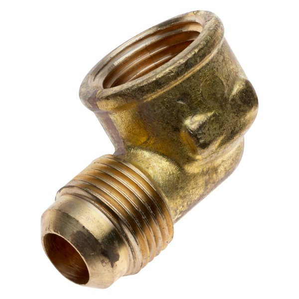 Gates® - 3/16" Brass Male SAE 45° Flare to Female Pipe 90° Adapter