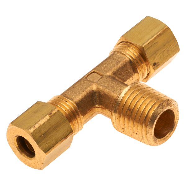 Gates® - MS-MI™ 7/16"-20 Straight Male to Male Brass Hydraulic Pipe Thread Adapter