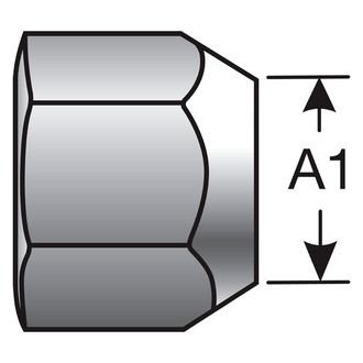 Gates® - 10.0 mm Metric Bite Nuts
