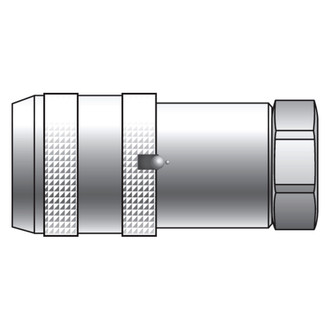 Gates® - G949 Series™ 3/8"-18 Female Flush Face Valve to Female Pipe (6FQFF-6FP)
