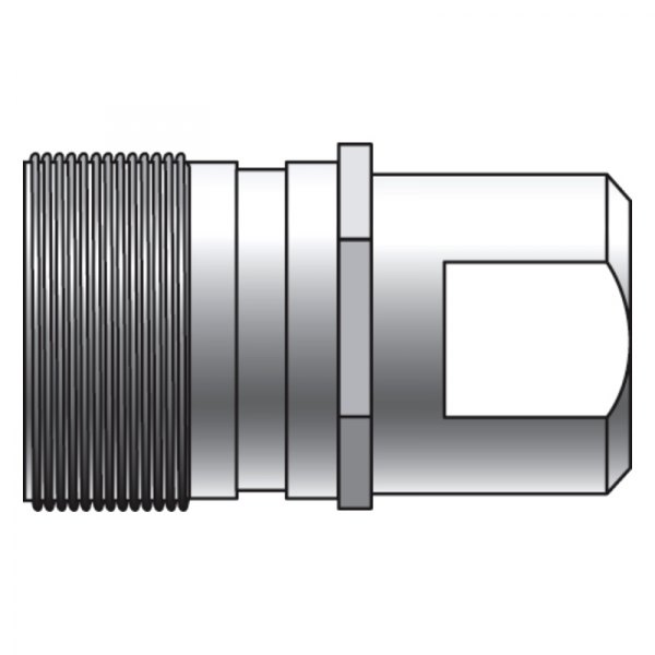 Gates® - G951 Series™ 1"-11 1/2 Brass Male Less Flange Quick Disconnect Coupler