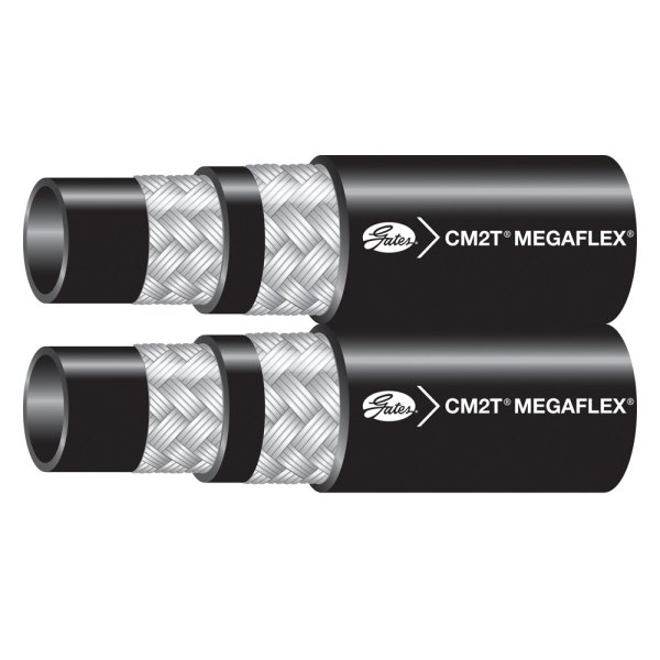 Gates® - CM2T™ MegaFlex™ 3/8" Nitrile Dual-Line 2-Wire Braid Hose