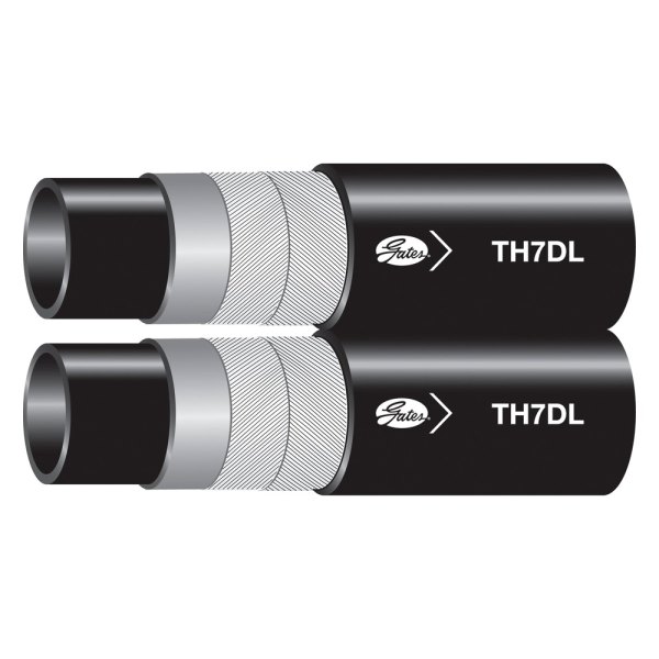 Gates® - TH7DL™ 5/16" x 50' Black Thermoplastic Dual Line Hydraulic Hose