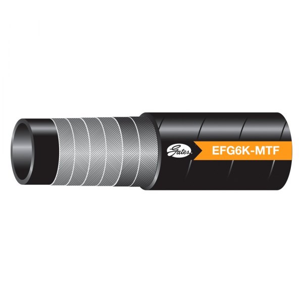 Gates® - Megatuff™ EFG6K™ 1" x 25' Nitrile Black Spiral Wire Hose