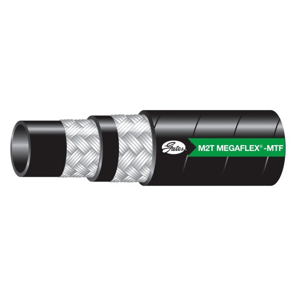Gates® - M2T™ MegaFlex™ MegaTuff™ 5/8" x 50' Nitrile Black 2-Wire Braid Hose