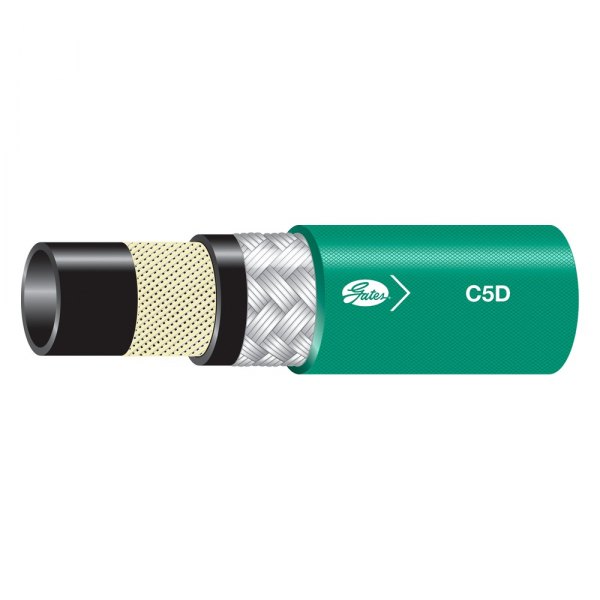 Gates® - C5D™ 5/16" x 50' Synthetic Rubber Green High Temperature Multi-Fluid Hose