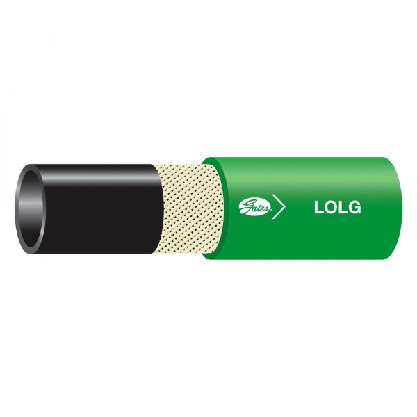 Gates® - LOL Plus™ 1/4" x 25' Nitrile Green Lock-On Hose