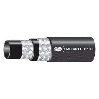Gates® - MegaTech™ 50' Synthetic Rubber Black High Temperature Oil-Air Return Hose