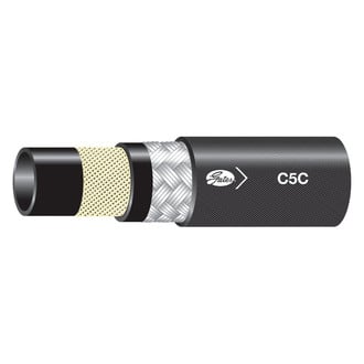 Gates® - C5C™ Synthetic Rubber Black Hydraulic Hose