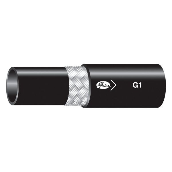 Gates® - G1™ 1" x 50' Nitrile Black 1-Wire Braid Hydraulic Hose