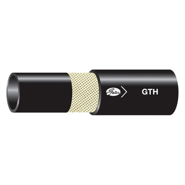 Gates® - GTH™ 5/16" x 50' Nitrile Black High Temperature 1-Fiber Braid Hose