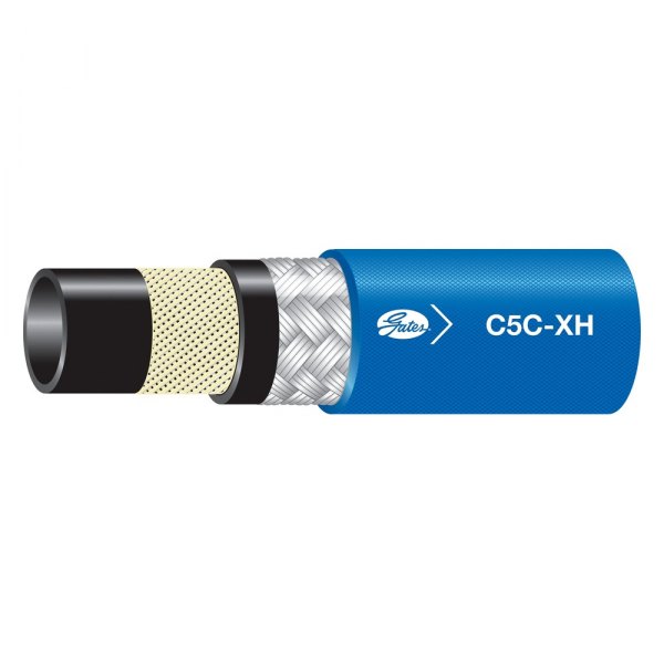 Gates® - C5C-XH™ XTREME™ 1-1/8" x 50' Synthetic Polymer Blue High Temperature Heat Hose