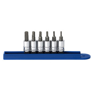 GearWrench® - 1/4" Drive Metric Hex Bit Socket Set 6 Pieces