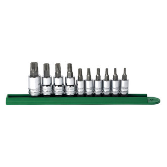 GearWrench® - Mixed Drive Size Torx Bit Socket Set 10 Pieces