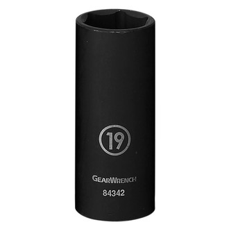 GearWrench® - 3/8" Drive 17 mm 6-Point Deep Impact Socket