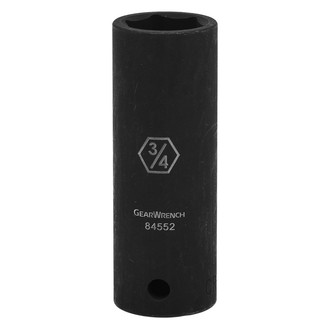 GearWrench® 84551N - 1/2" Drive 11/16" 6-Point Deep Impact Socket