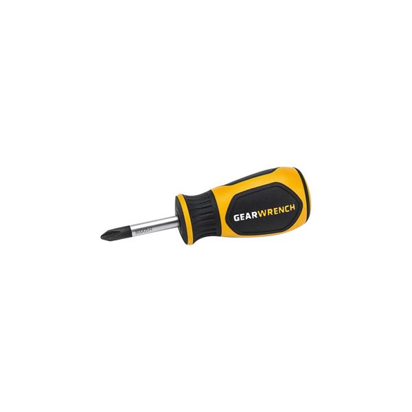 GearWrench® - PH2 Multi Material Handle Stubby Phillips Screwdriver