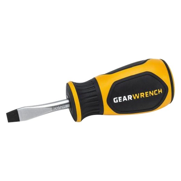 GearWrench® - 1/4" x 1-1/2" Multi Material Handle Stubby Slotted Screwdriver