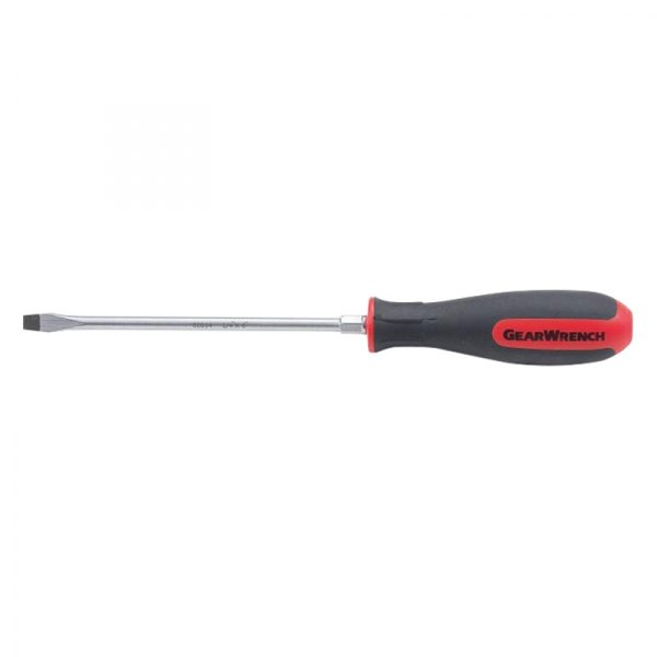 GearWrench® - 1/4" x 6" Multi Material Handle Bolstered Slotted Screwdriver