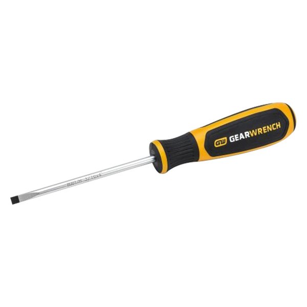 GearWrench® - 3/16" x 4" Multi Material Handle Bolstered Slotted Screwdriver
