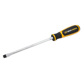 GearWrench® - 3/8" x 8" Multi Material Handle Bolstered Slotted Screwdriver