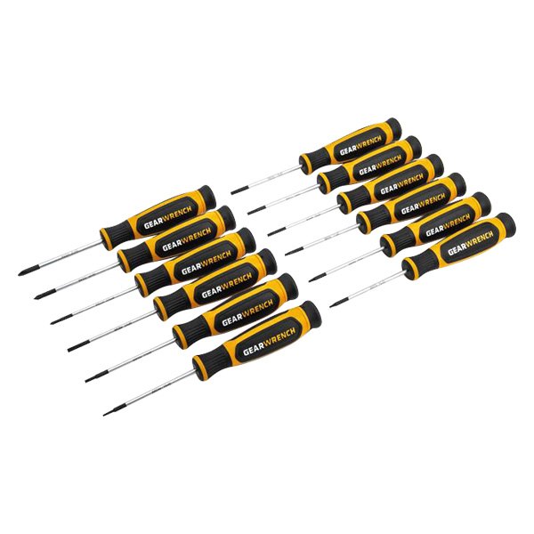 GearWrench® - 12-piece Multi Material Handle Precision Phillips/Slotted/Torx Mixed Screwdriver Set