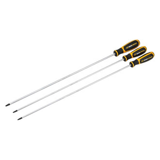 GearWrench® - 3-piece T15 to T25 Multi Material Handle Long Torx Screwdriver Set