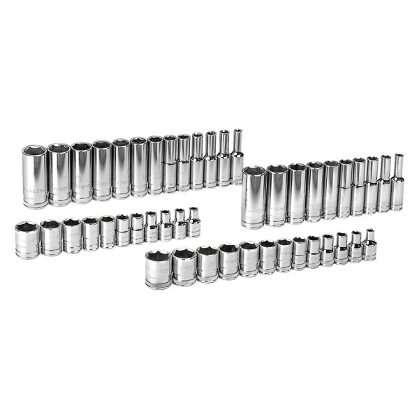 GearWrench® - 1/4" Drive 6-Point SAE/Metric Standard Deep Socket Set 47 Pieces