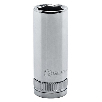 GearWrench® - 3/8" Drive 6-Point Metric Semi-Deep Socket Set 14 Pieces