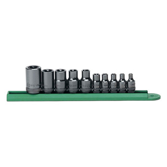 GearWrench® - Mixed Drive Size External Torx Standard Socket Set 10 Pieces