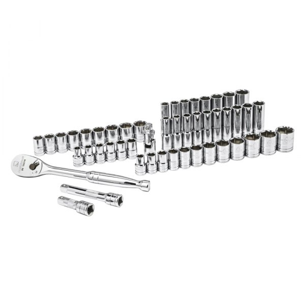 GearWrench® - 1/2" Drive 6-Point Ratchet and Socket Set, 49 Pieces