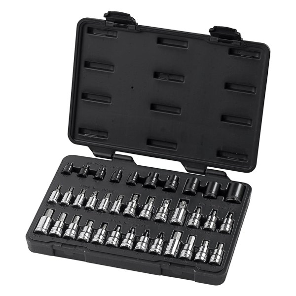 GearWrench® - Mixed Drive Size Torx Hex Bit Socket Set with Hex Bit Sockets 36 Pieces
