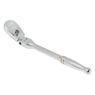 GearWrench® - 1/4" Drive 6.97" Length 90 Teeth Flexible Head Flat Metal Grip Ratchet