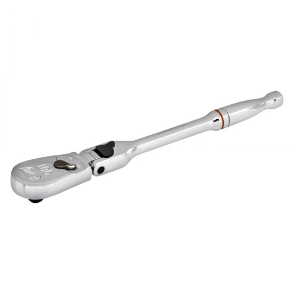 GearWrench® - 1/4" Drive 7" Length 90 Teeth Locking Head Flat Metal Grip Ratchet